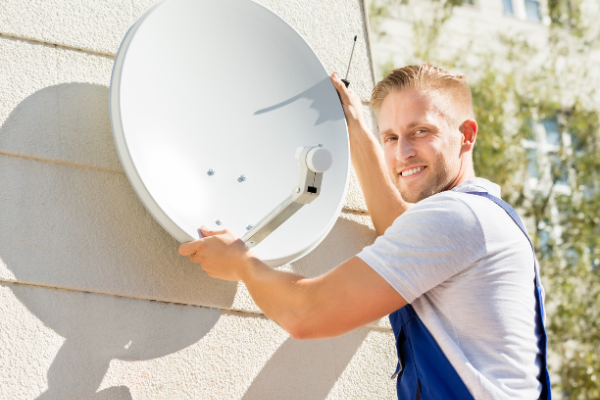 Instalar una antena parabolica sin permiso